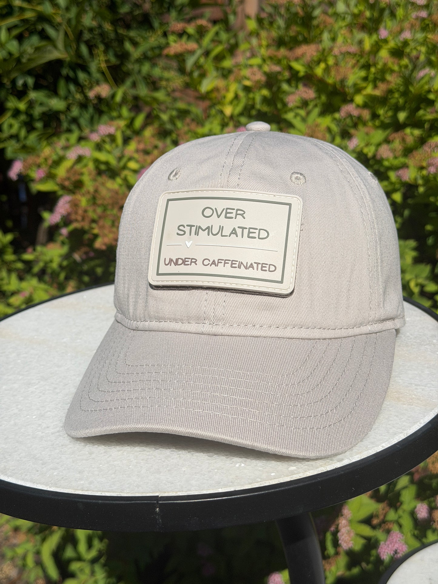 Over Stimulated Under Caffeinated (Hat + Patch)