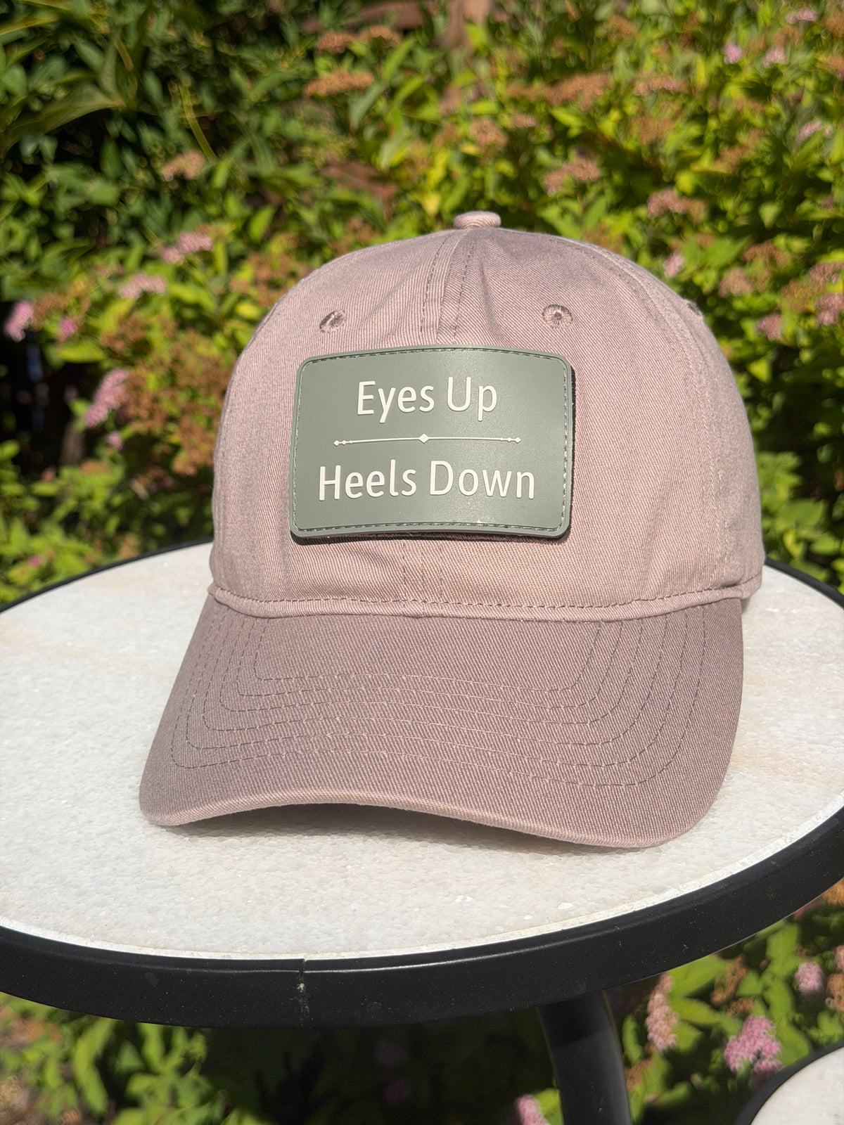Eyes up Heels Down (Hat + Patch)