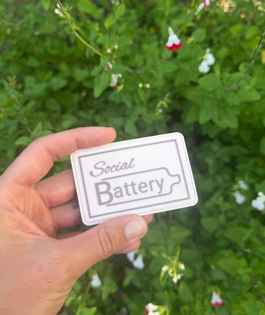 Social Battery Patch