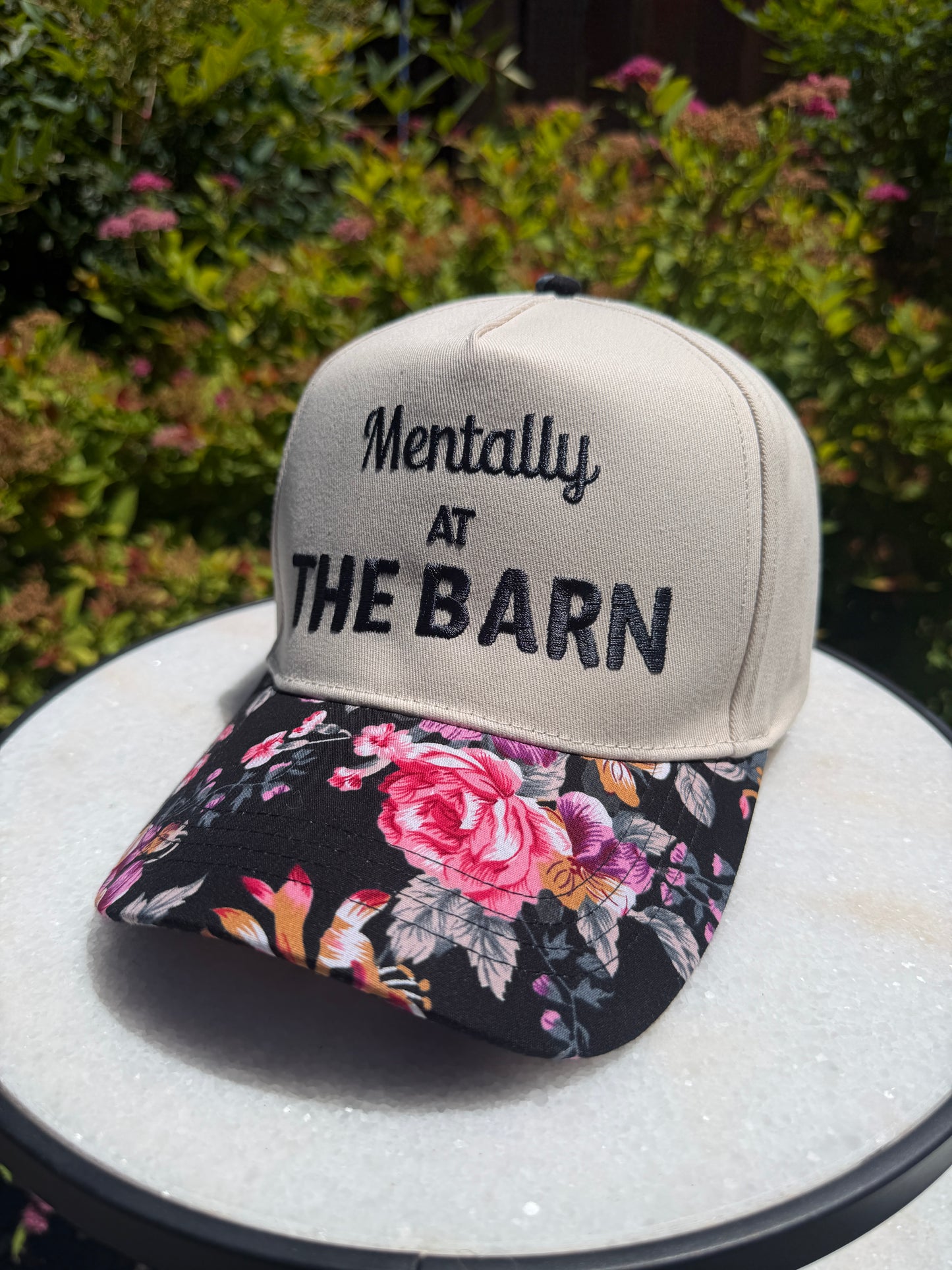 Mentally at the Barn Trucker Hat