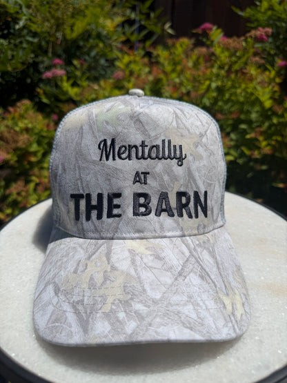 Mentally at the Barn Trucker Hat