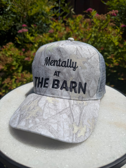 Mentally at the Barn Trucker Hat