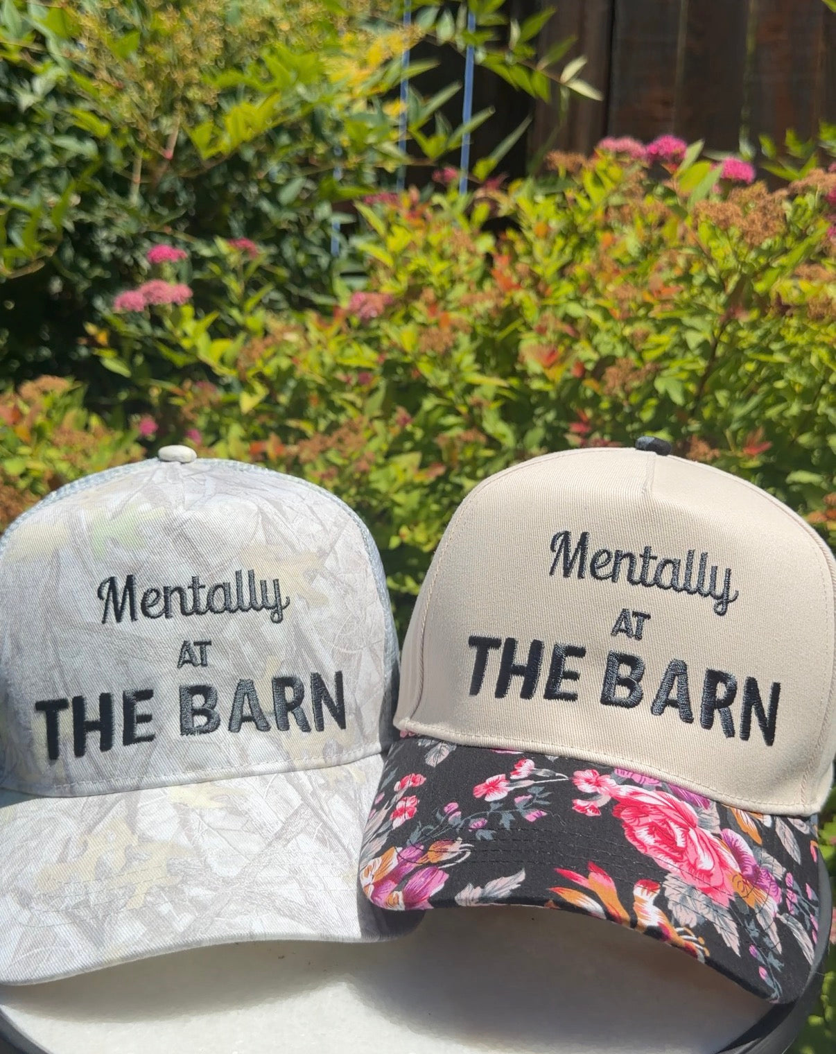 Mentally at the Barn Trucker Hat