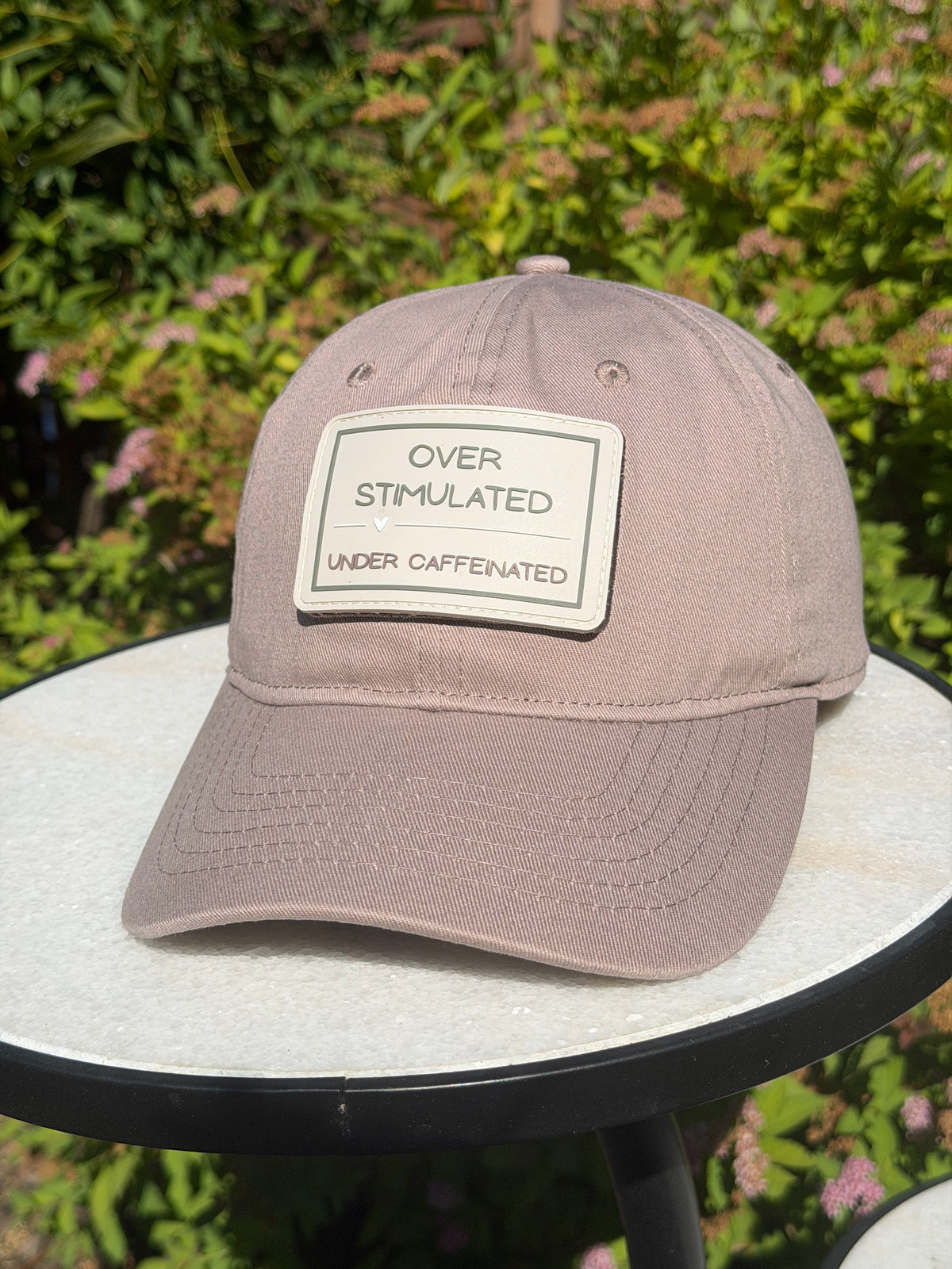 Over Stimulated Under Caffeinated (Hat + Patch)