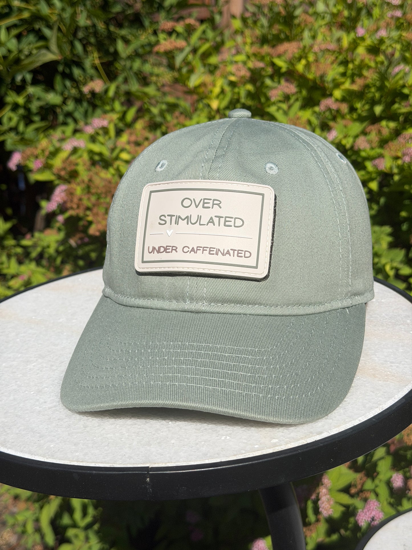 Over Stimulated Under Caffeinated (Hat + Patch)