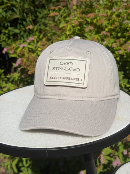 Over Stimulated Under Caffeinated (Hat + Patch)
