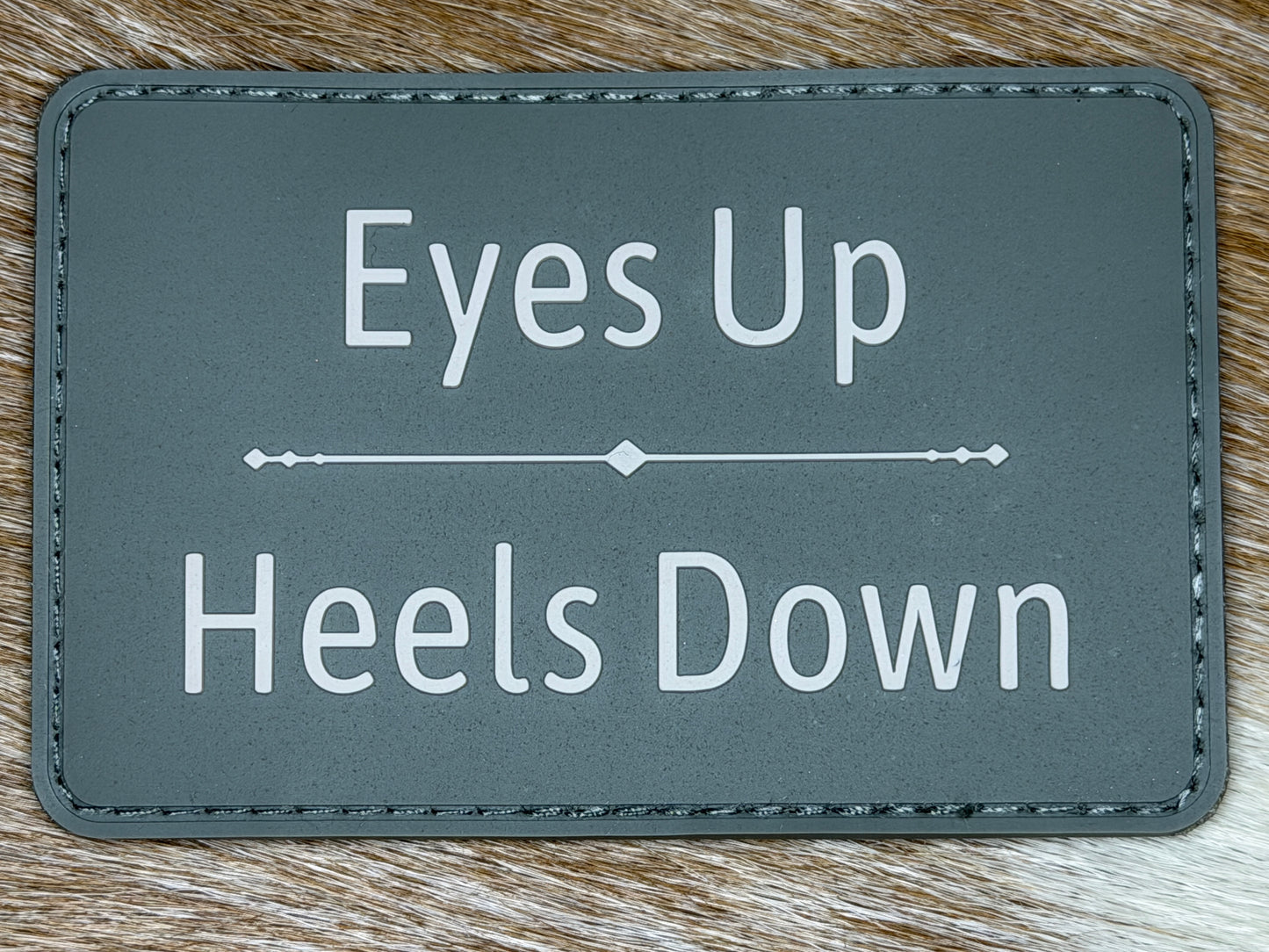 Eyes Up Heels Down Patch